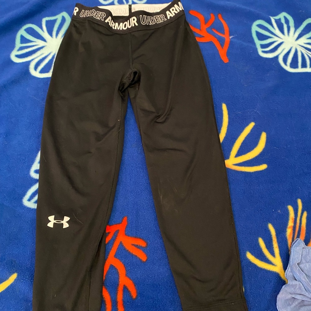 Under Armour Kids Black Leggings